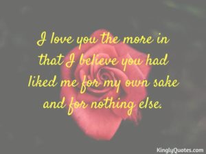 Best 10 love quotes.