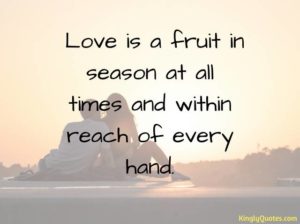 Best 10 love quotes.