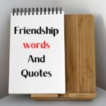 Friendship words